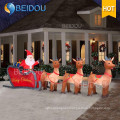 Giant Christmas Inflatable Sleigh Outdoor Inflatable Christmas Decorations Sleigh